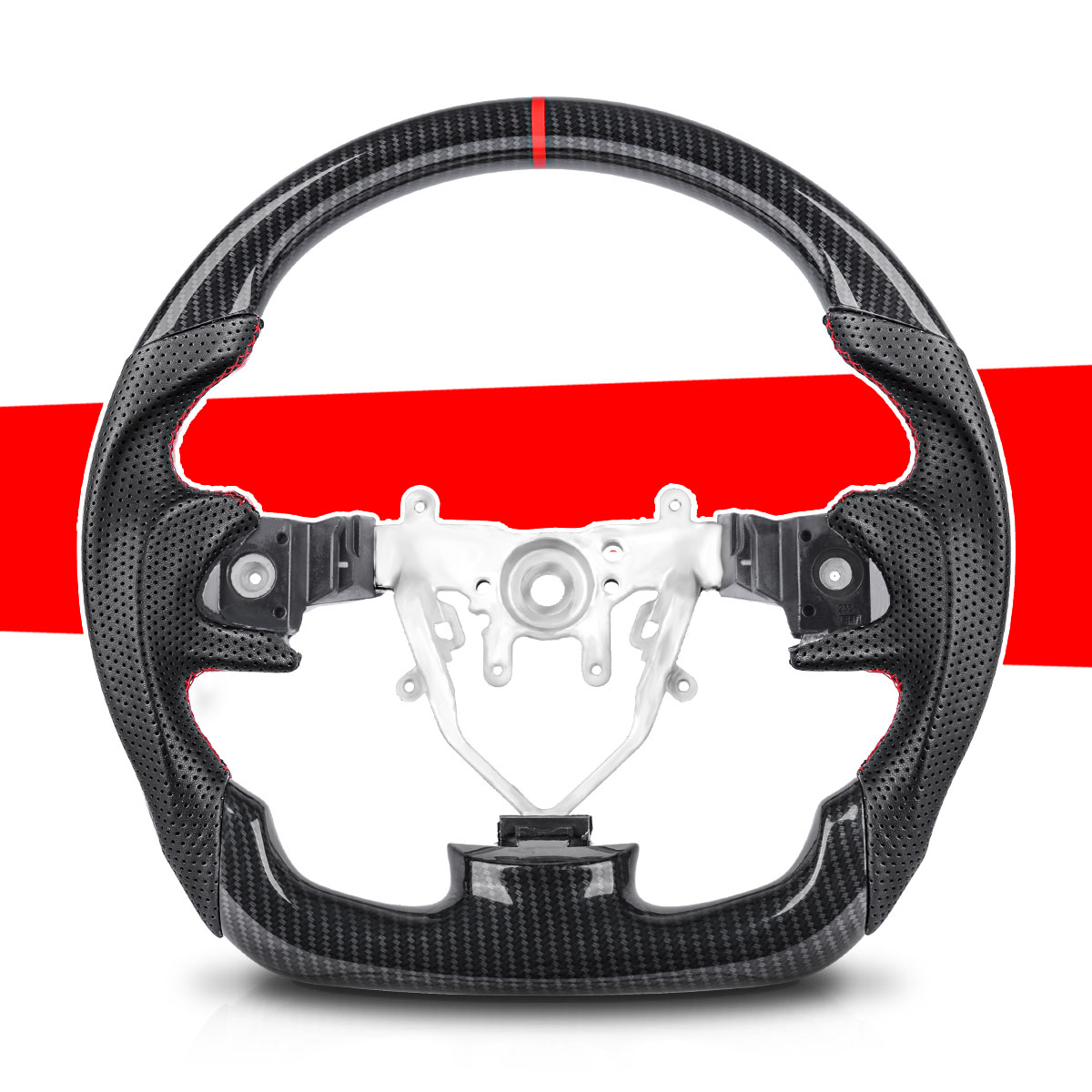 Car Accessories Racing - 하이드로 프린트 자동차 탄소 섬유 스티어링