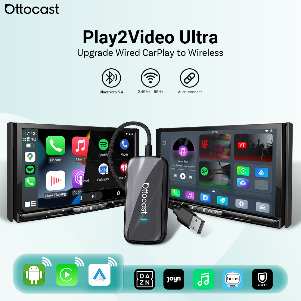 Car Accessories Youtube - 오토캐스트 플레이2비디오 울트라 무선 카플레이 AI