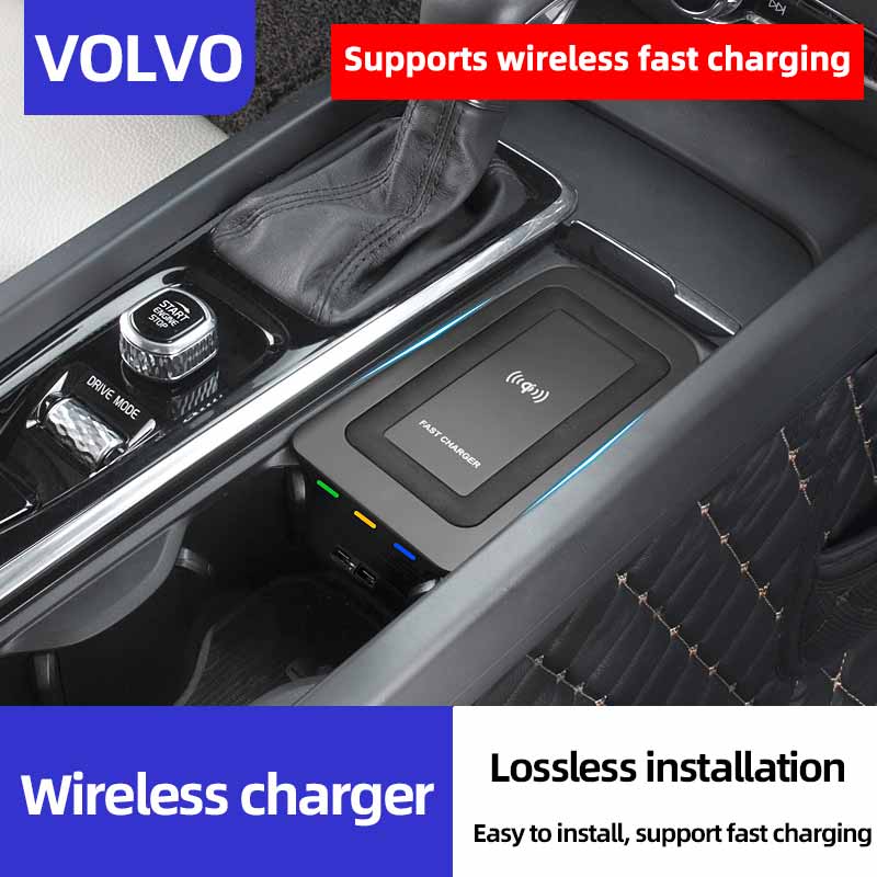 Volvo Car Accessories Xc60 - 볼보 XC90 용 차량용 무선 충전기