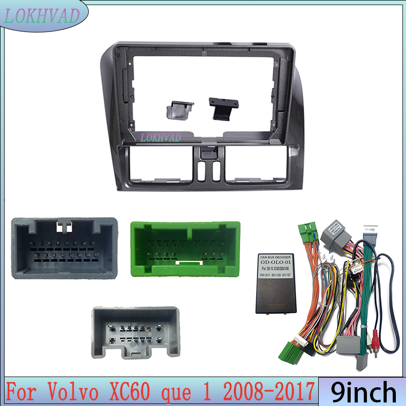 Volvo Car Accessories Xc60 - 볼보 XC60 2008-2017년형 9인치 차량용 DVD