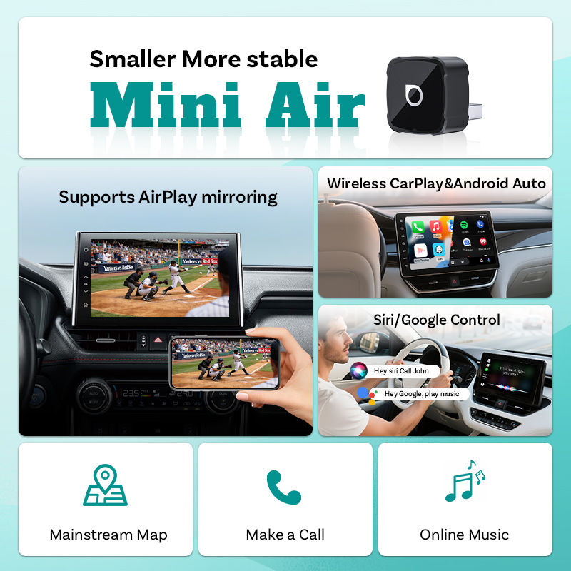 오토캐스트 미니 에어 무선 카플레이 안드로이드 오토 에 - Car Accessories Youtube 리뷰 및 가격