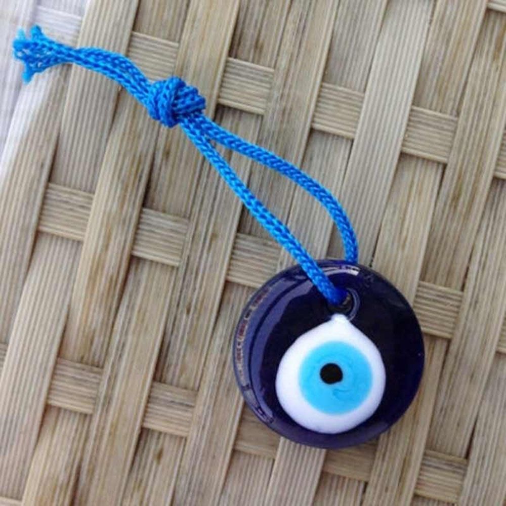 블루 이블 아이 부적 자동차 펜던트, 터키 유리 램프, - Car Accessories Evil Eye 리뷰 및 가격