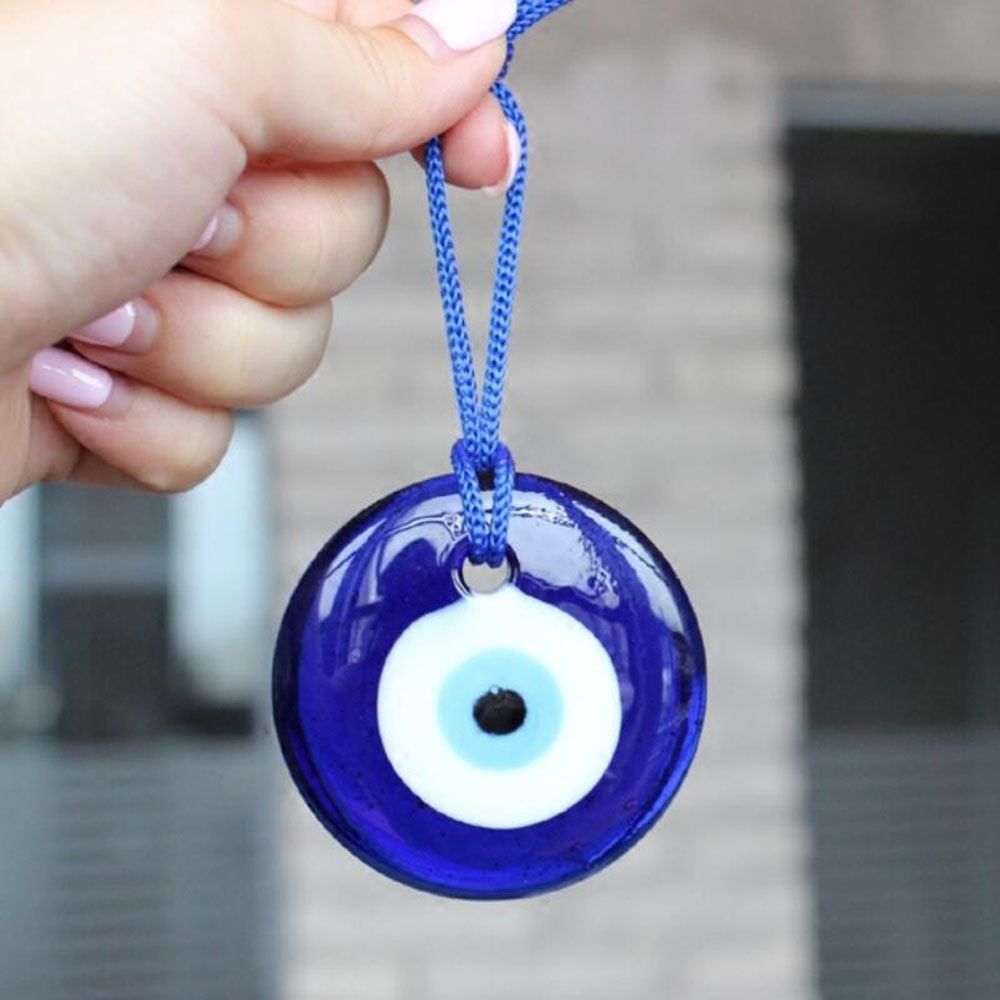 블루 이블 아이 부적 자동차 펜던트, 터키 유리 램프, - Car Accessories Evil Eye 리뷰 및 가격
