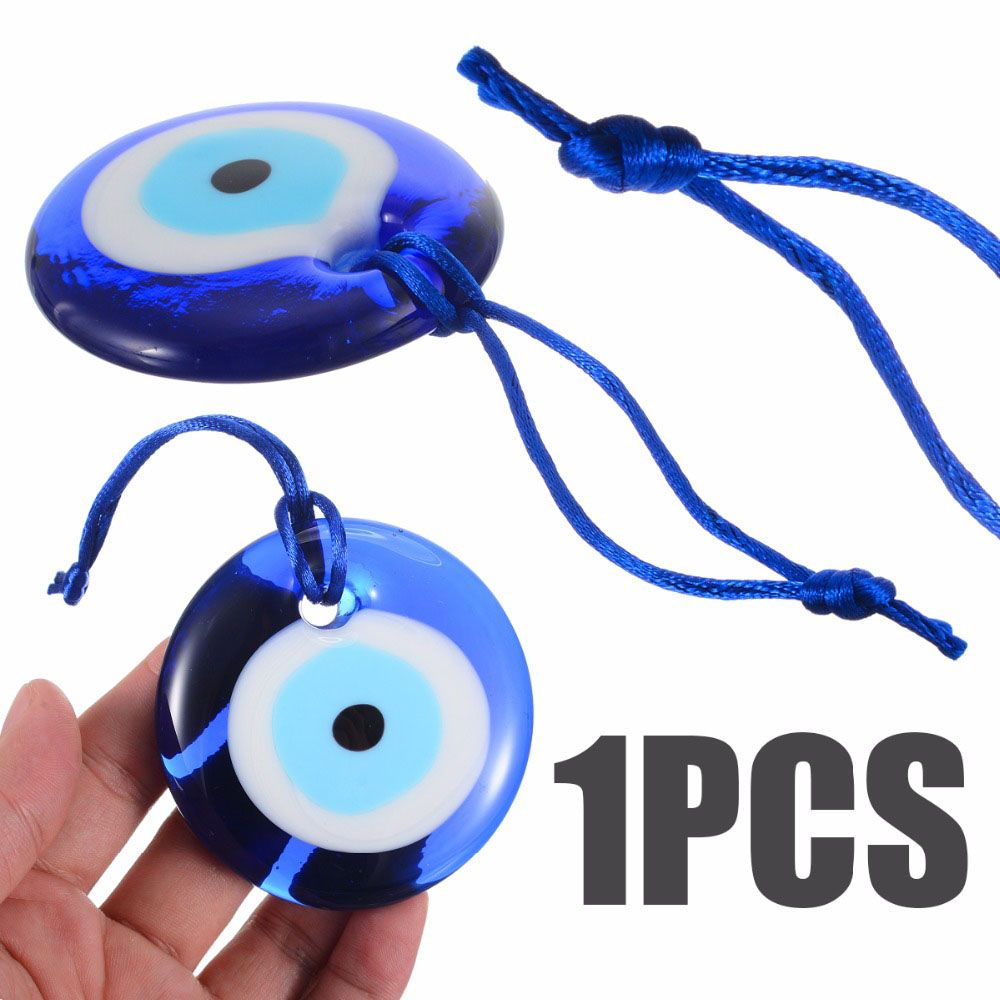 블루 이블 아이 부적 자동차 펜던트, 터키 유리 램프, - Car Accessories Evil Eye 리뷰 및 가격