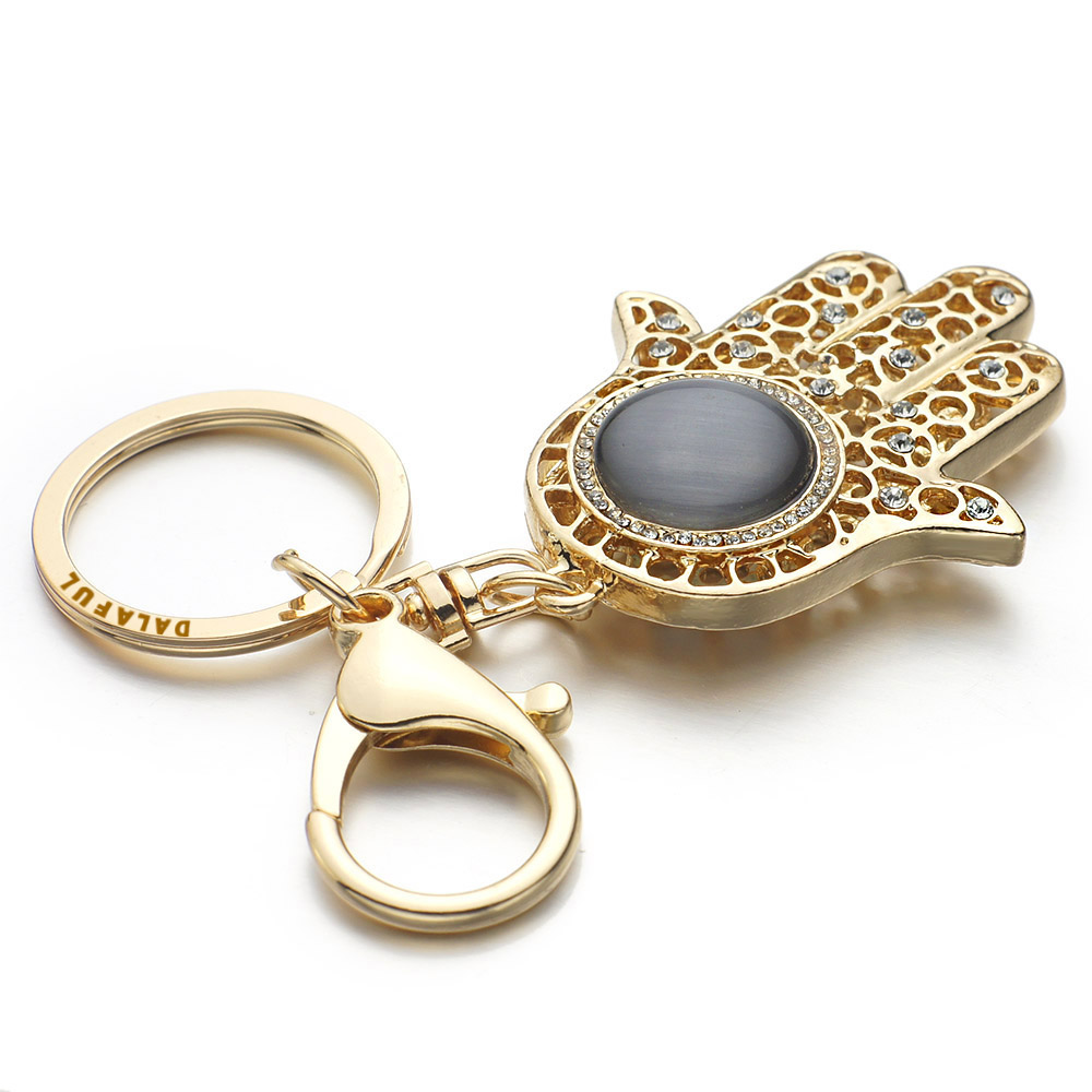 세련된 럭키 함사 파티마 손 눈 열쇠 고리, 매력 부적 - Car Accessories Evil Eye 리뷰 및 가격