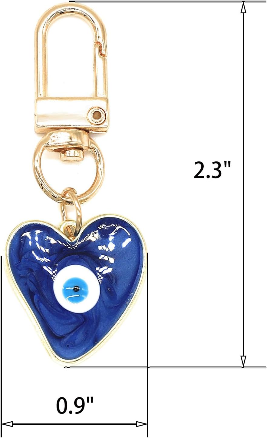 악마의 눈 열쇠고리 스웨트하트 열쇠고리 여성 남성용 보 - Car Accessories Evil Eye 리뷰 및 가격