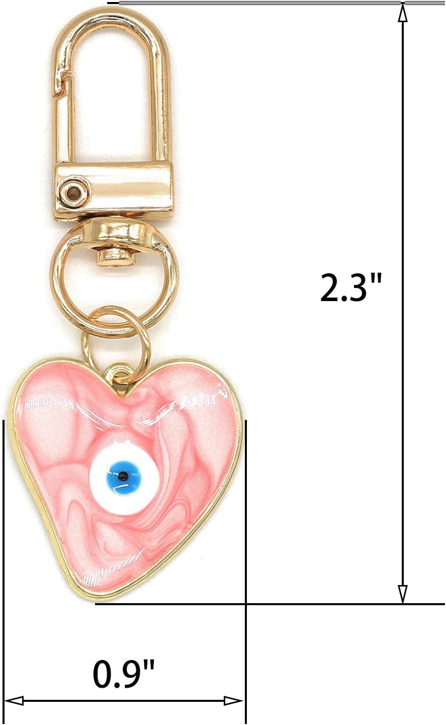악마의 눈 열쇠고리 스웨트하트 열쇠고리 여성 남성용 보 - Car Accessories Evil Eye 리뷰 및 가격