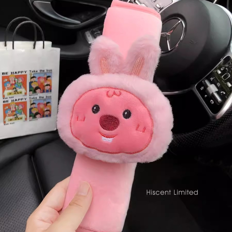 귀여운 만화 비버 루피 인형, 창의적인 자동차 안전벨트 - Car Accessories To Buy 리뷰 및 가격