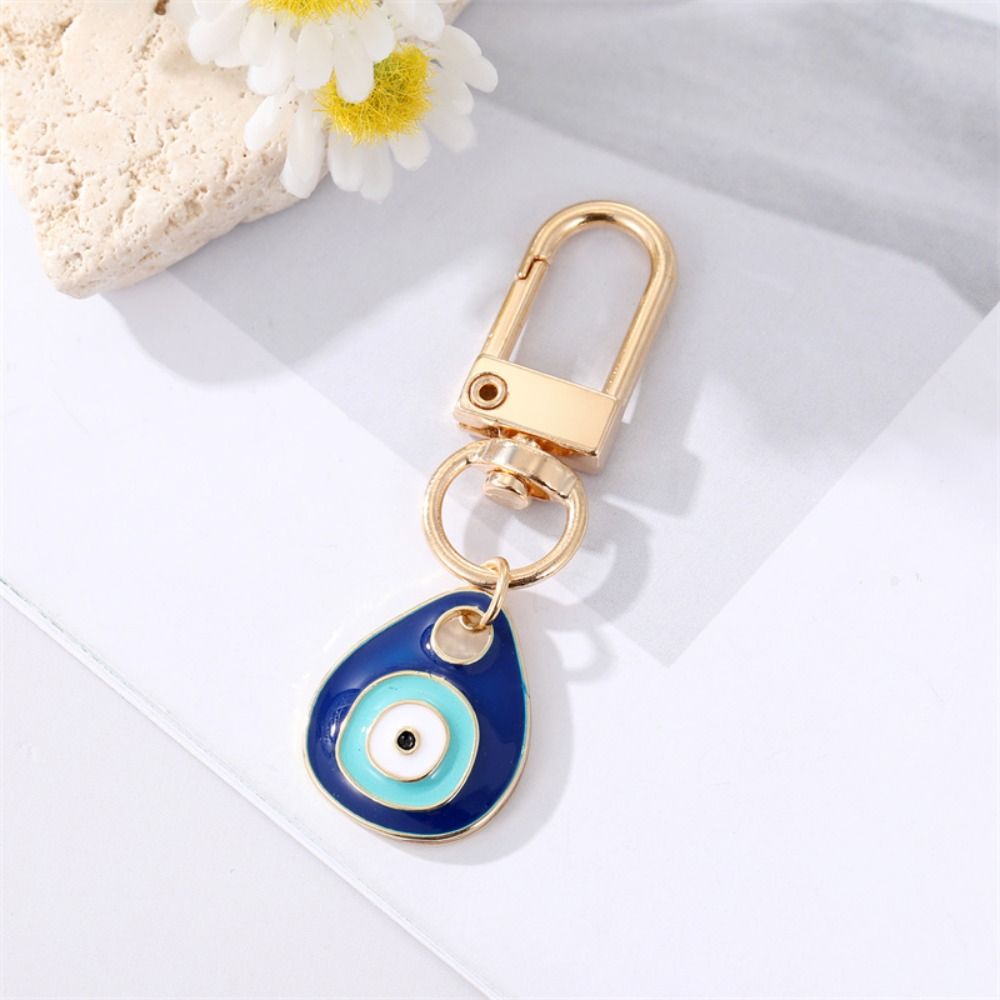 열쇠고리 홀더 장식품 자동차 액세서리 가방 펜던트 블루 - Car Accessories Evil Eye 리뷰 및 가격