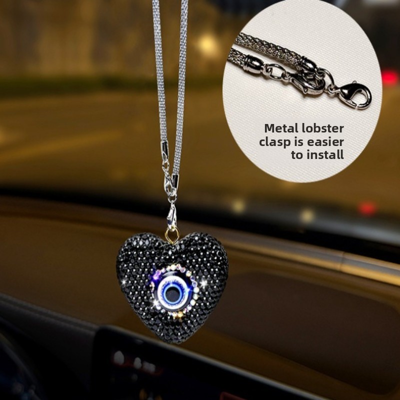 차량용 펜던트, 독창적인 다이아몬드 장식의 악마의 눈  - Car Accessories Evil Eye 리뷰 및 가격