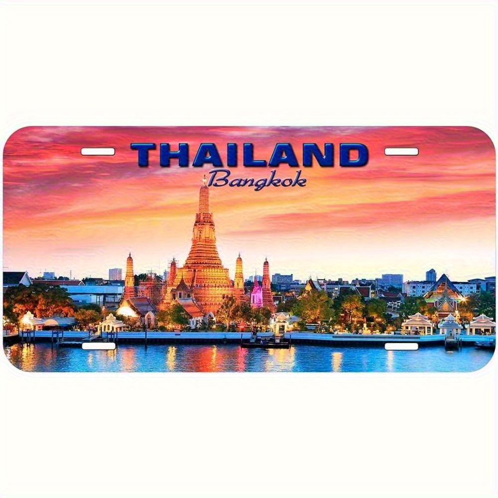 [JIT] 방콕 태국 번호판 - 태국의 황혼의 사원(와 - Car Accessories Bangkok 리뷰 및 가격