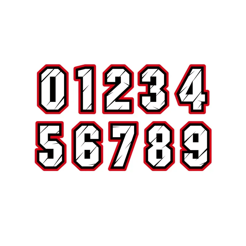자동차 스티커 레이싱 넘버 1 2 3 4 5 6 7 8 - Car Accessories Racing 리뷰 및 가격