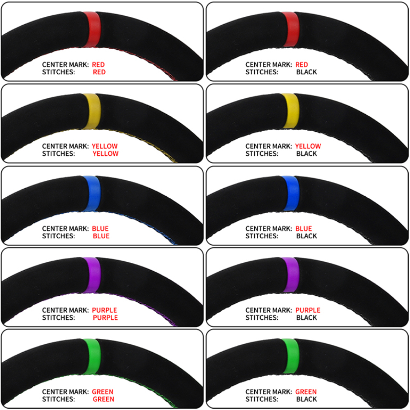 스웨이드 레이싱 스티어링 휠 지원 맞춤형 로고 자동차  - Car Accessories Racing 리뷰 및 가격