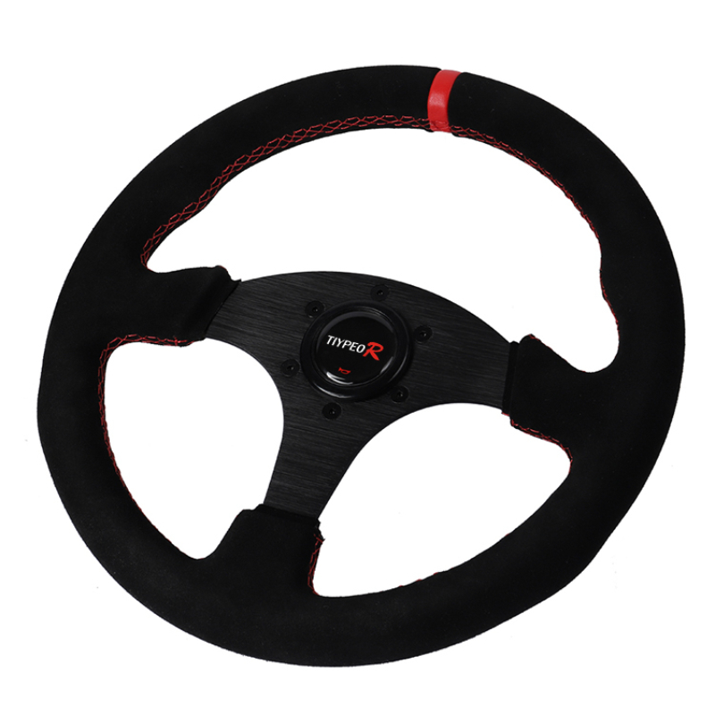 스웨이드 레이싱 스티어링 휠 지원 맞춤형 로고 자동차  - Car Accessories Racing 리뷰 및 가격