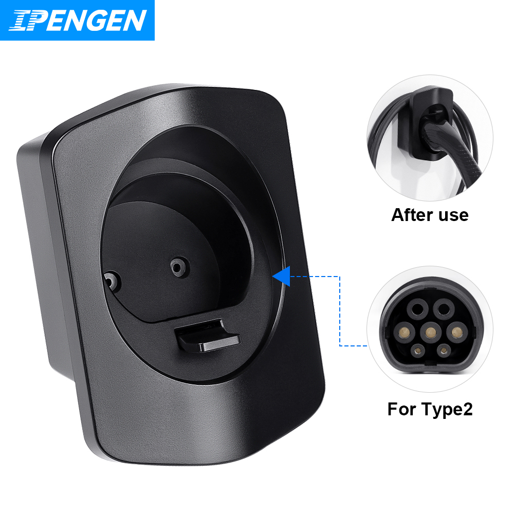 IPENGEN EV 충전기 거치대 타입 2 커넥터 소켓 - Car Cable Organizer 리뷰 및 가격