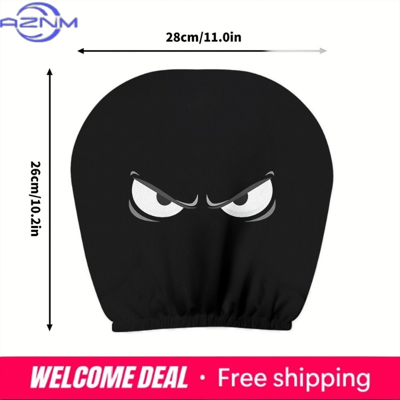 2PCS 악마의 눈 프린트 자동차 머리 받침대 커버 | - Car Accessories Evil Eye 리뷰 및 가격
