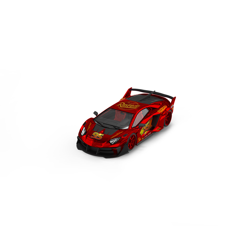 멋진 자동차 1:64 GT EVO 라이트닝 메탈 레드  - Car Accessories To Buy 리뷰 및 가격