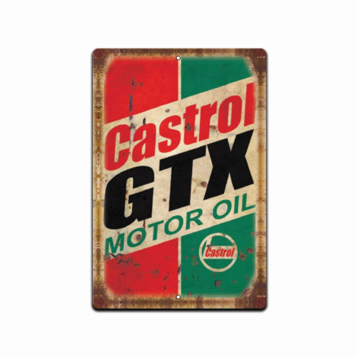 캐스트롤 GTX 빈티지 스타일의 주유소/정비소 간판,  - Castrol Oil Gtx 리뷰 및 가격
