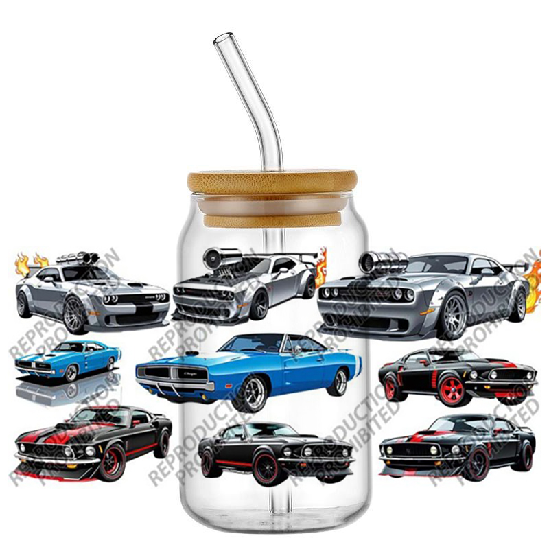 인기 스포츠카 시리즈 16온스 UV DTF 3D 전사  - Car Accessories Nz 리뷰 및 가격
