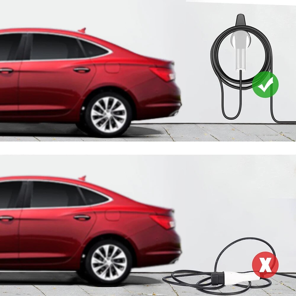 EV 타입 1 J1772 충전기 거치대, 전기 자동차  - Car Cable Organizer 리뷰 및 가격